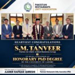 PRU Congratulates S.M. Tanveer on His Honorary PhD Degree